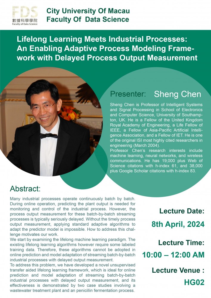 Lifelong Learning Meets Industrial Processes: An Enabling Adaptive Process Modeling Framework with D...